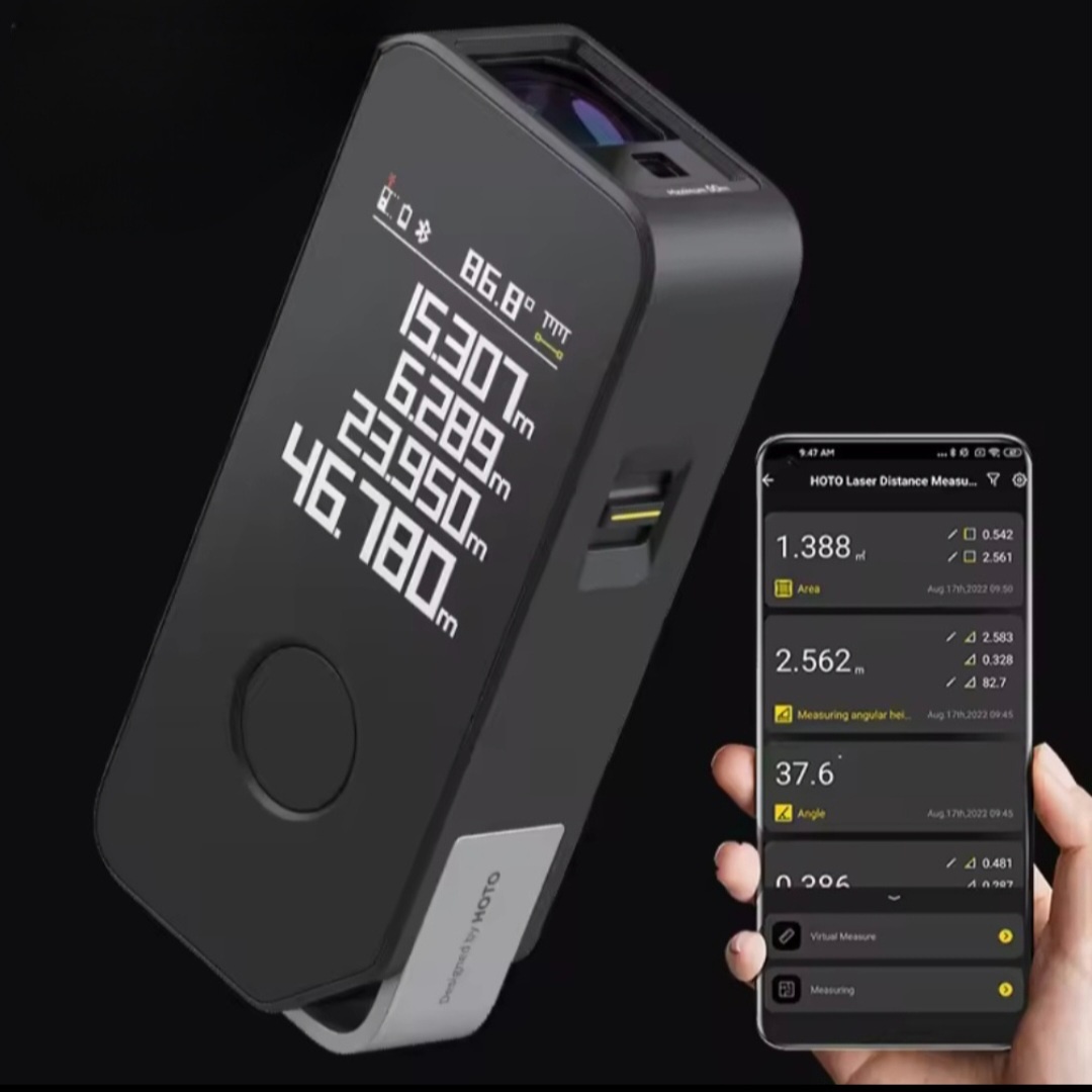 Super Smart BlueTooth Laserový Merač HOTO H-D50, HiLDA 120m