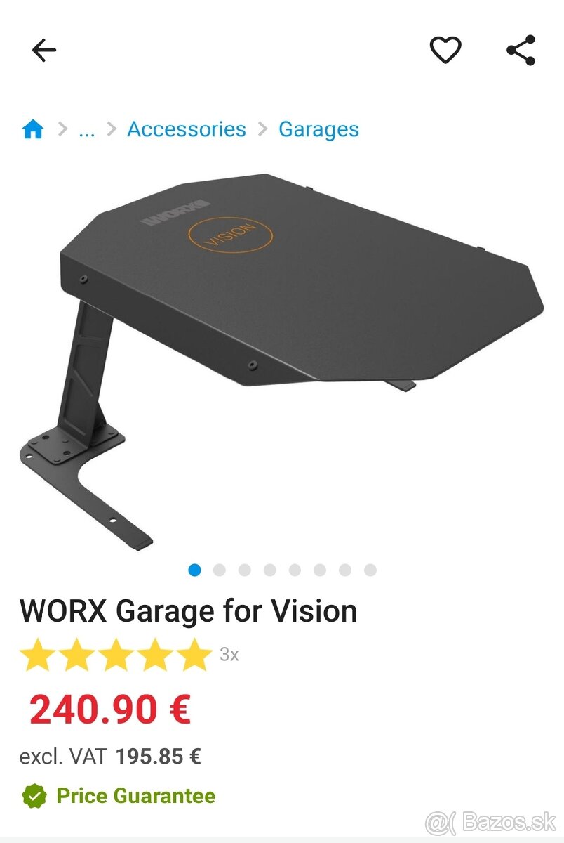Worx Vision garaz nova Landroid Worx WA0821