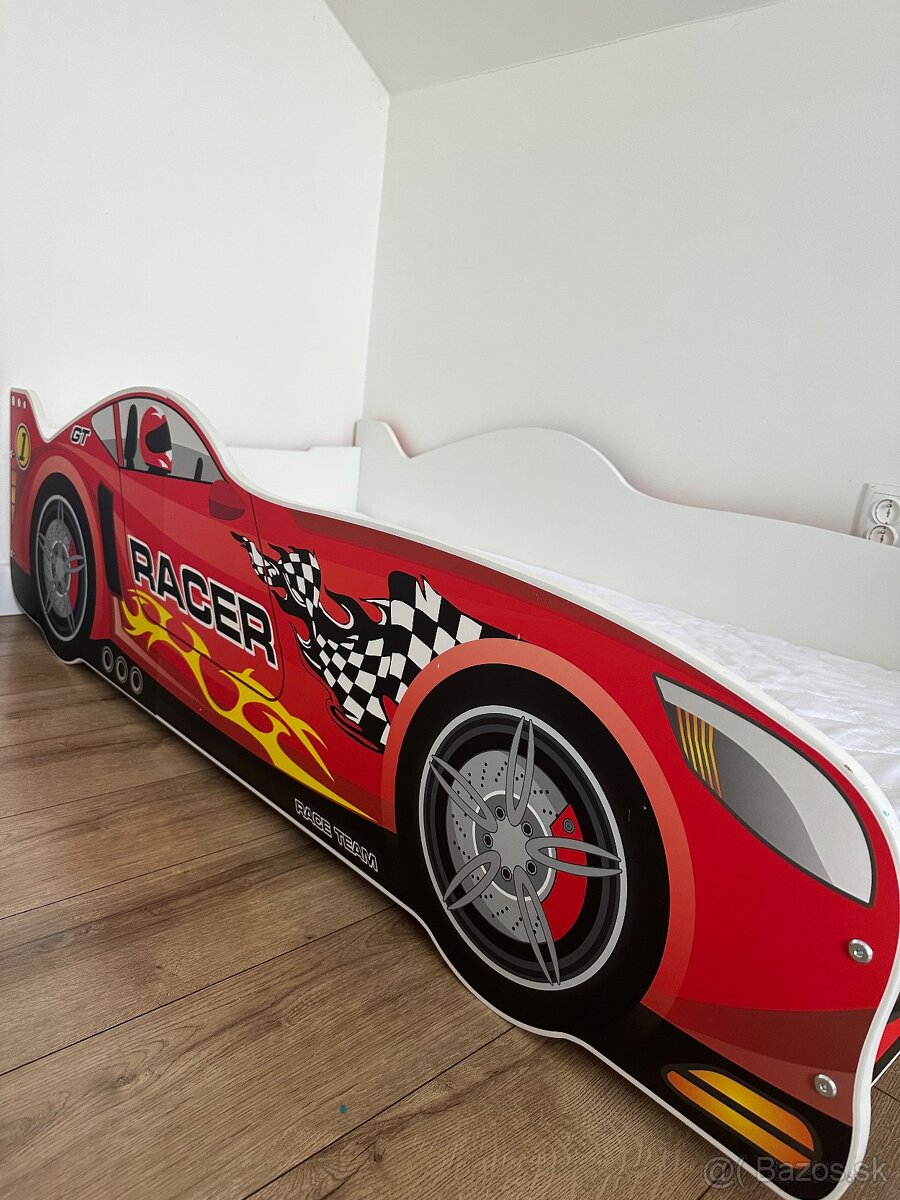 Detská posteľ auto 160x80cm