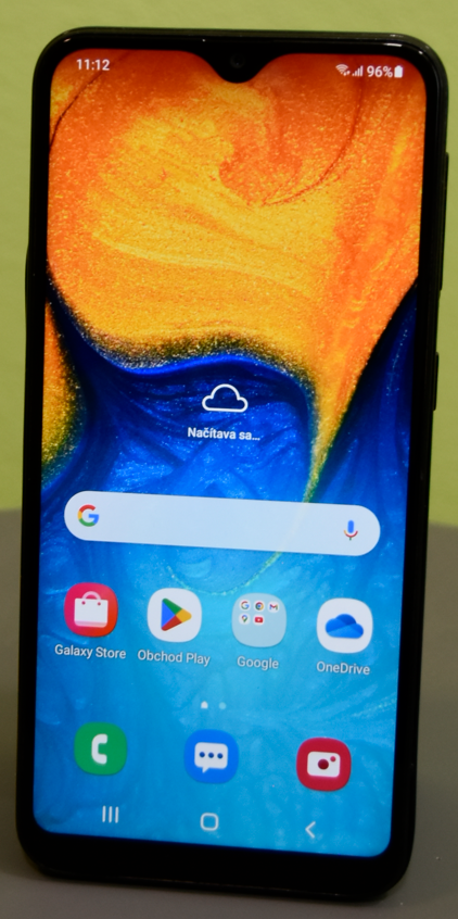 Predám Samsung Galaxy A20e – plne funkčný, kozmetická vada