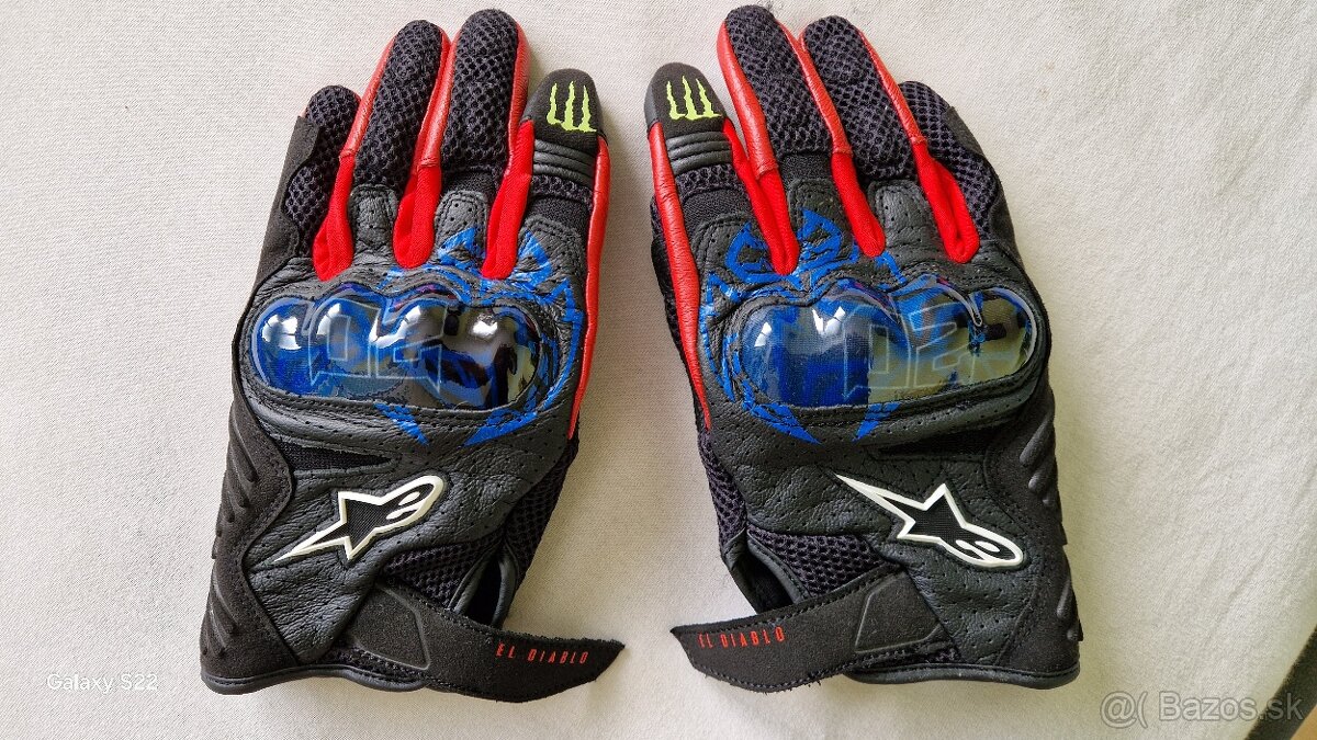 Alpinestars SMX-1 Air 2 Monster - Fabio Quartararo RUKAVICE