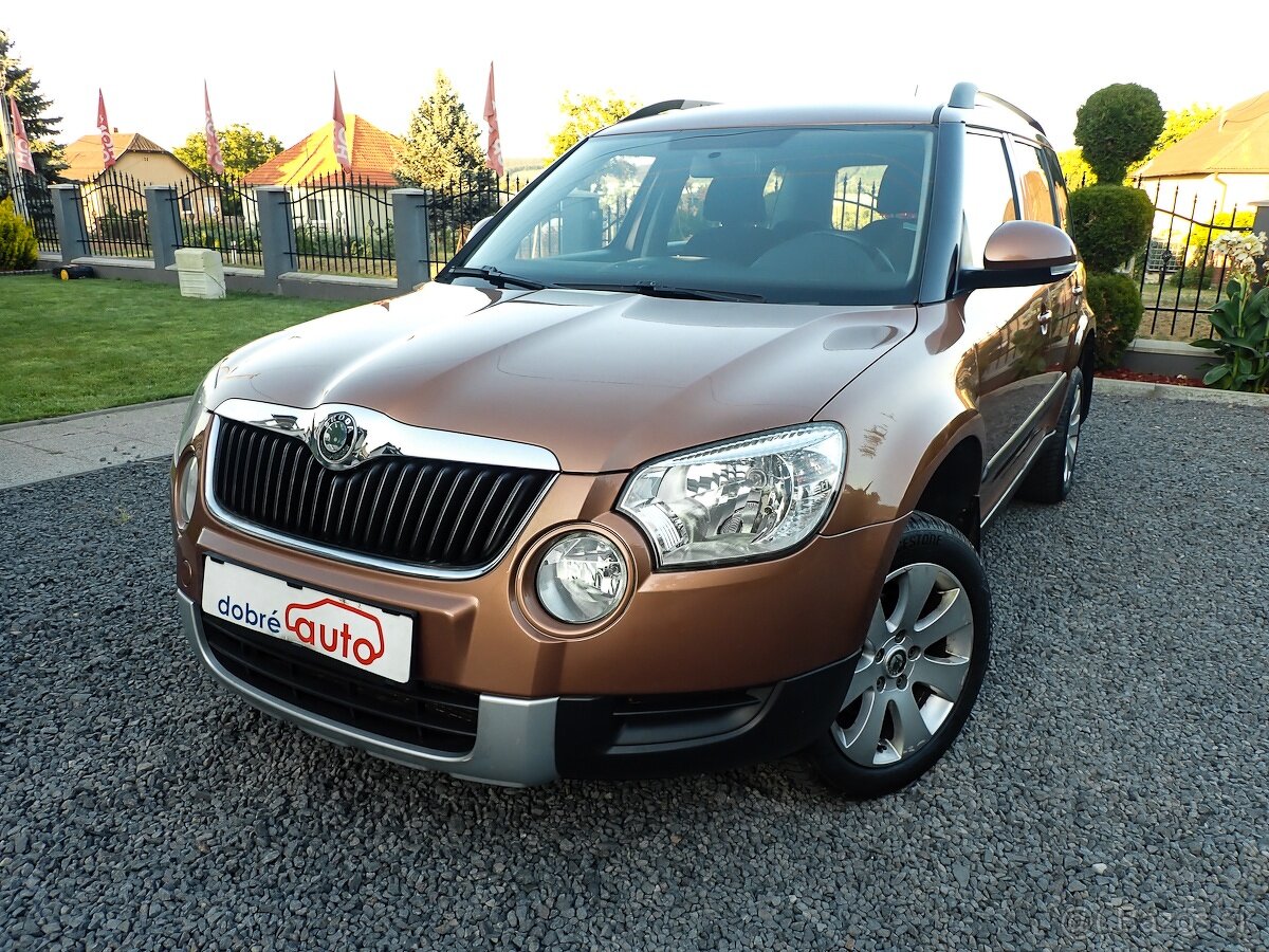 ŠKODA YETI 2.0TDI 4x4 - 137tis Km -2012 -81kw - ŤAŽNE, STK