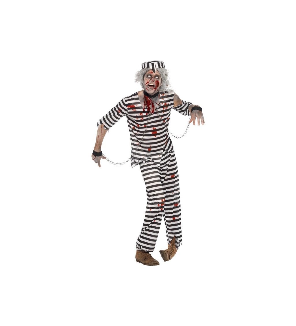 Pánsky kostým halloween - zombie väzeň