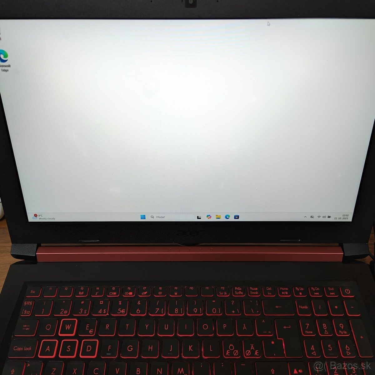 Predám Acer Nitro 5 AN515-31 8g. Intel C. i5 a GeForce MX150