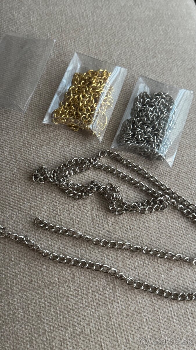 Retiazka 120 cm bez karabíniek, na kabelky s rámikom ClicCla