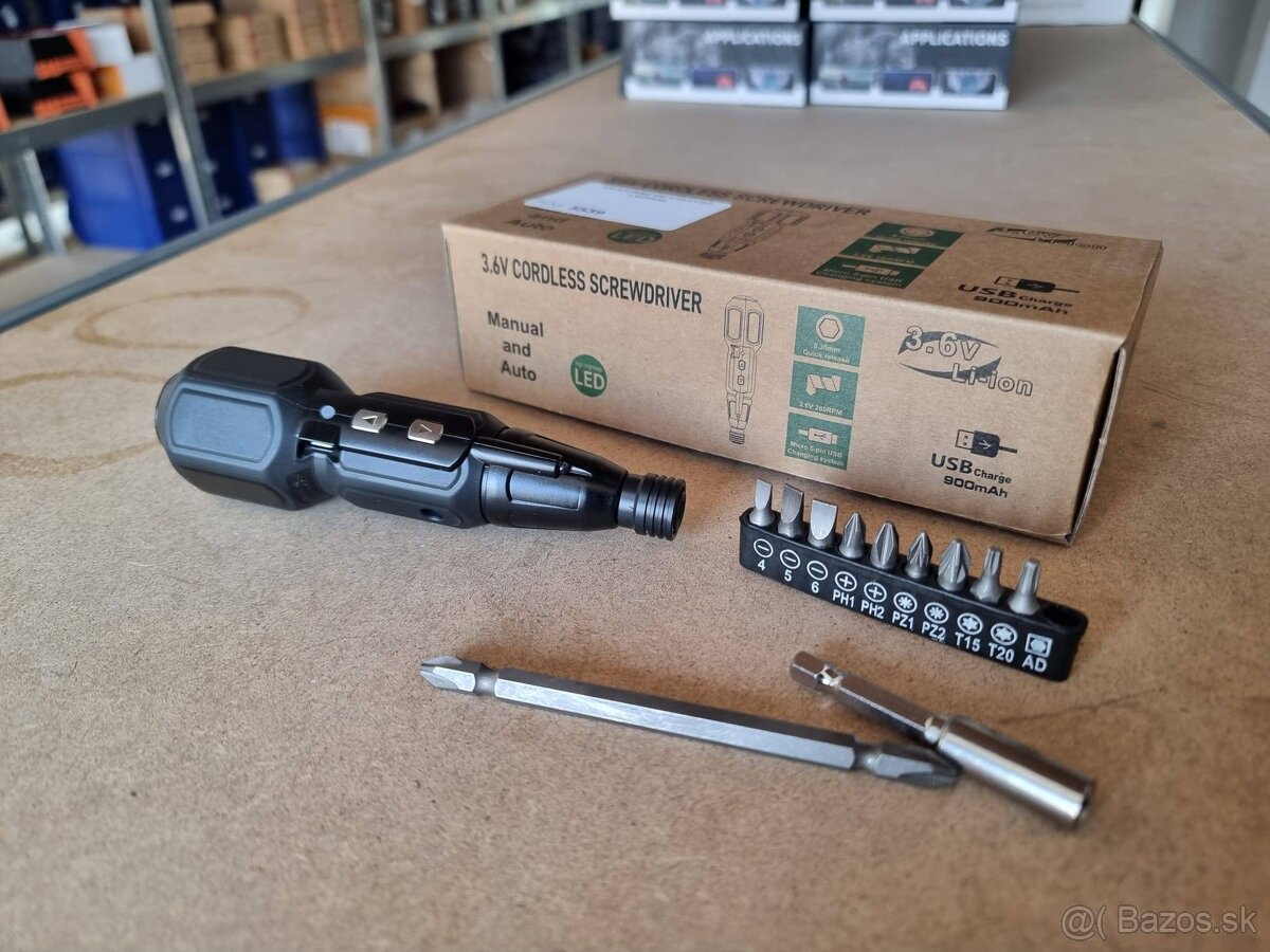 Predám nový elektrický skrutkovač LSD01