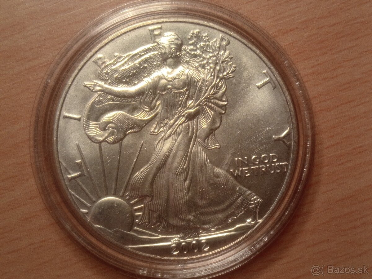 American Eagle 2002 – Investičné striebro USA