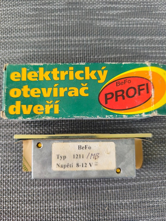 Elektrický otvárač dverí, elektrický zámok