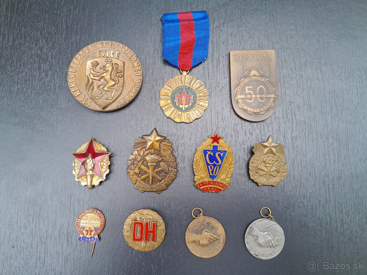 Odznak medaila hasič,požiarnik.
