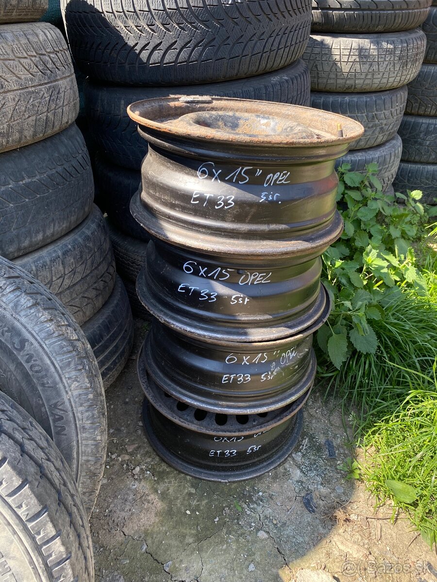 Plechové disky 5x110 R15