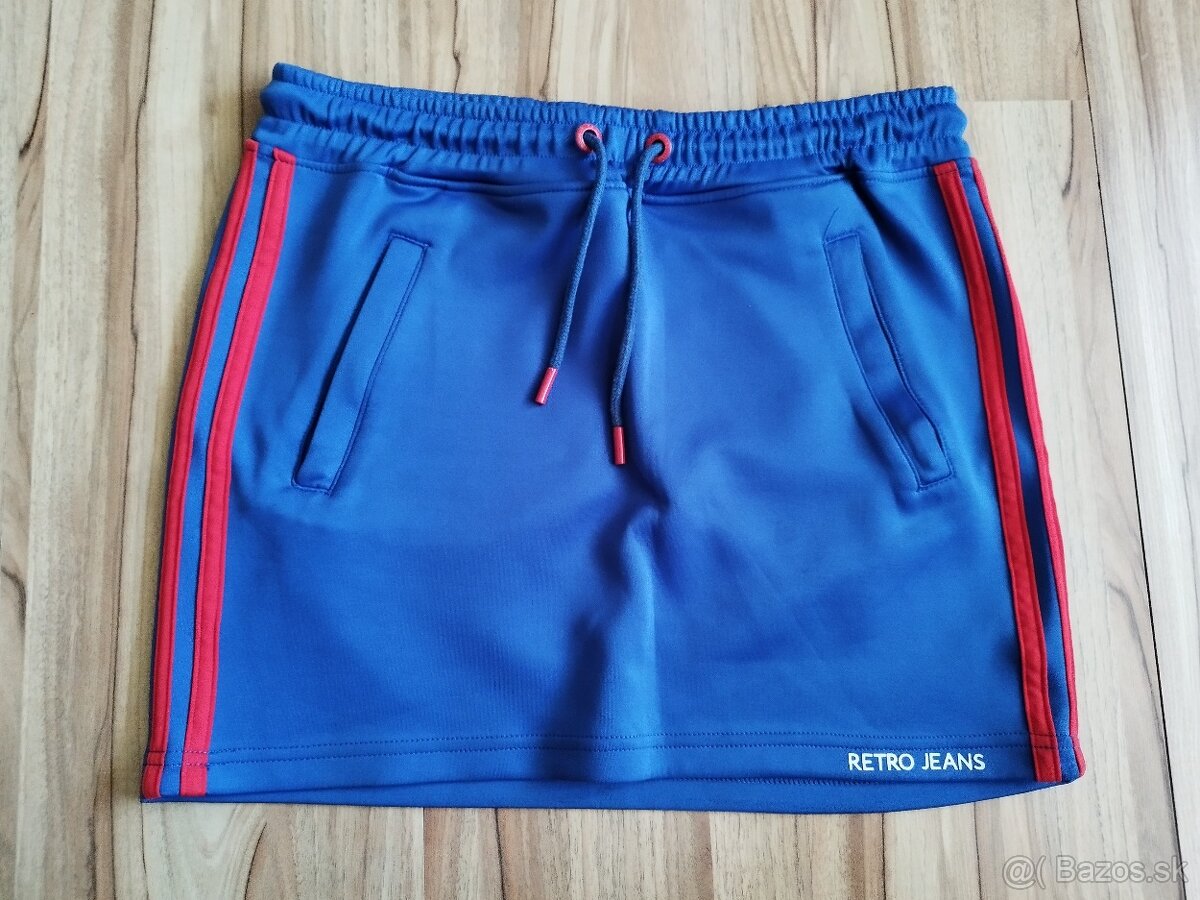 Retro jeans sukna