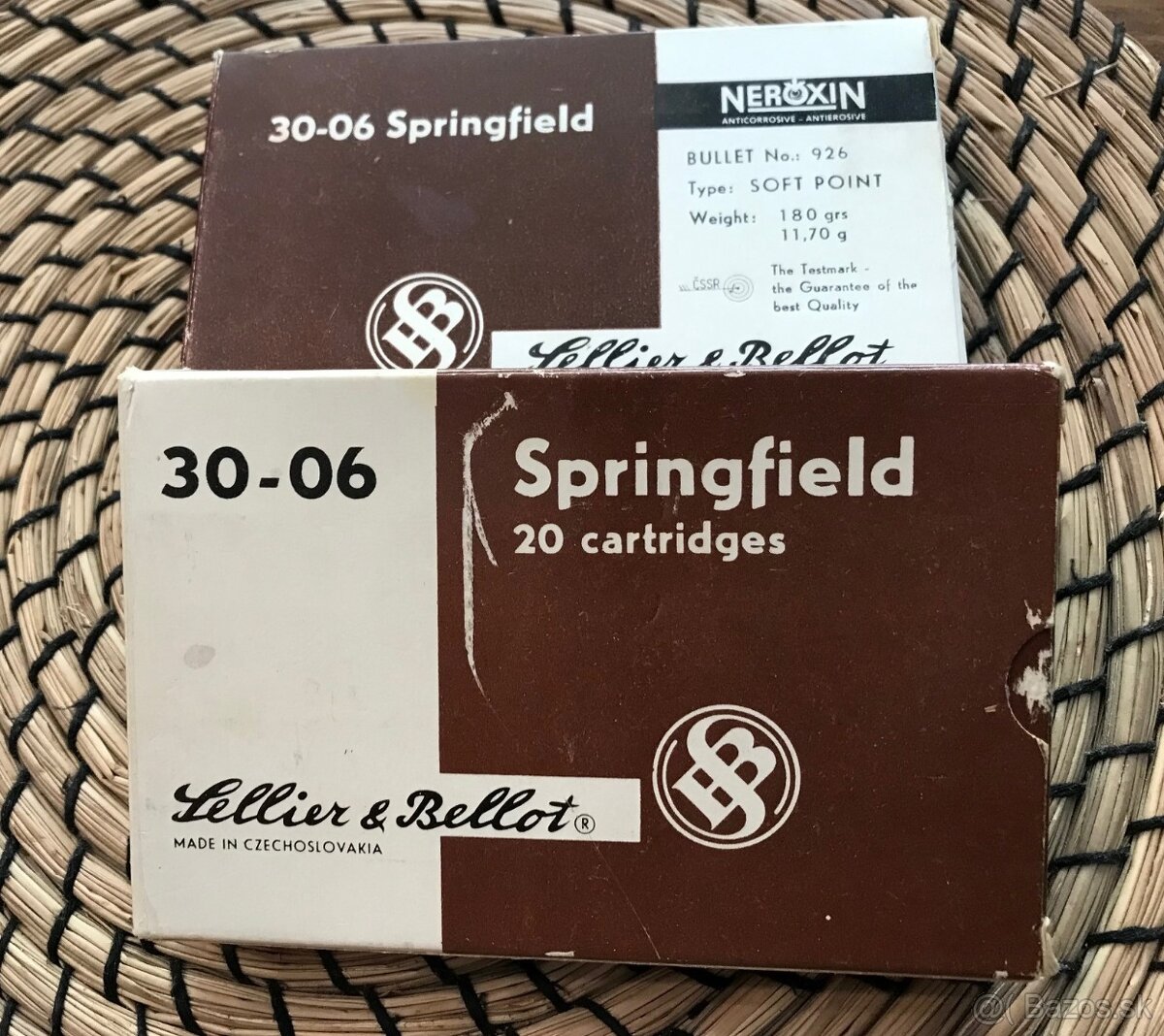 Náboje S&B kal. 30-06 Sprg., 11,7g - dve krabice