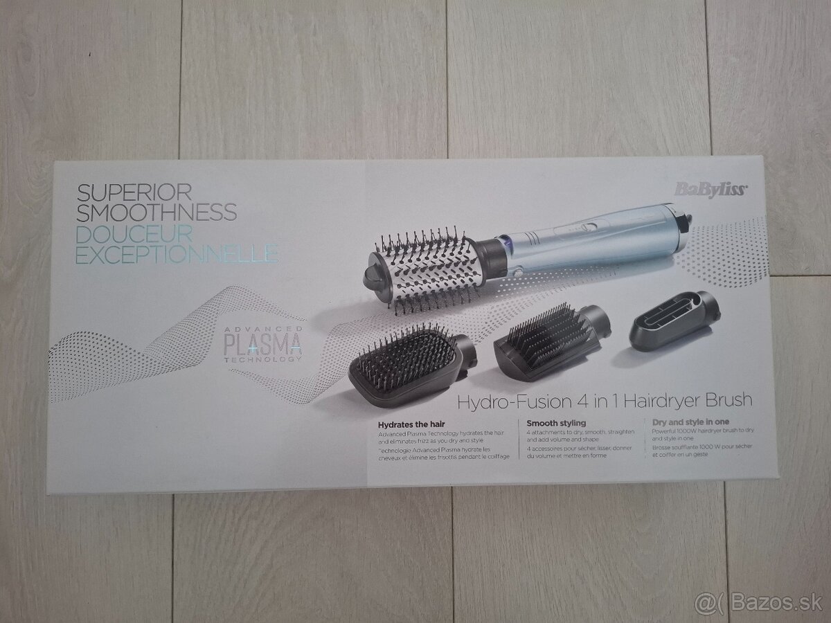 Teplovzdušná kefa Babyliss Hydro-Fusion 4in1