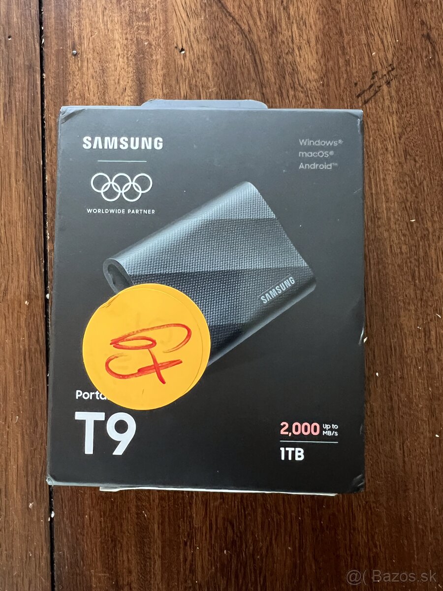 Samsung T9 Externý SSD disk 1TB čierna - nové v originálnom