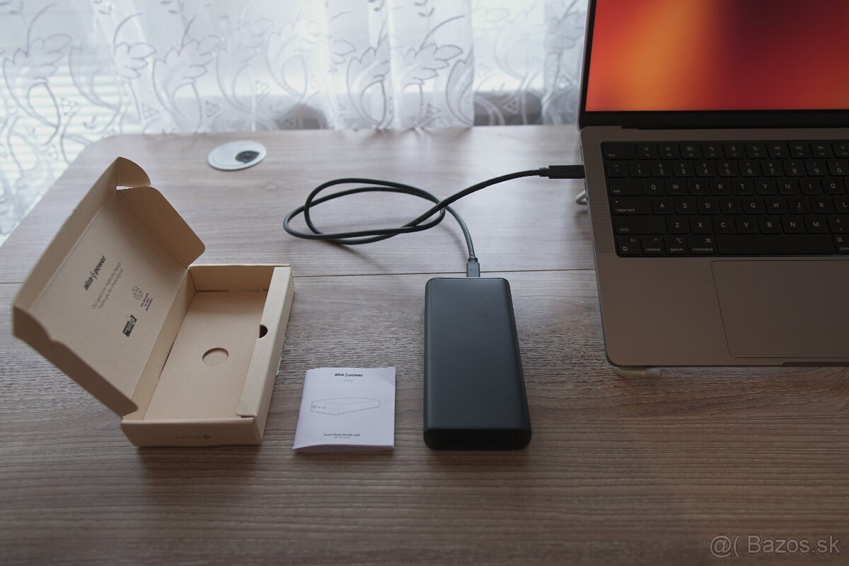 20 000 mAH NOVÁ ALZA USB-C Powerbanka s PowerDelivery až 65W