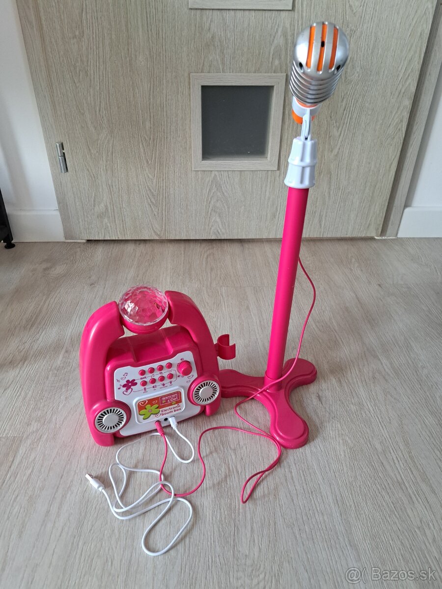 Detský Boom Box s mikrofónom