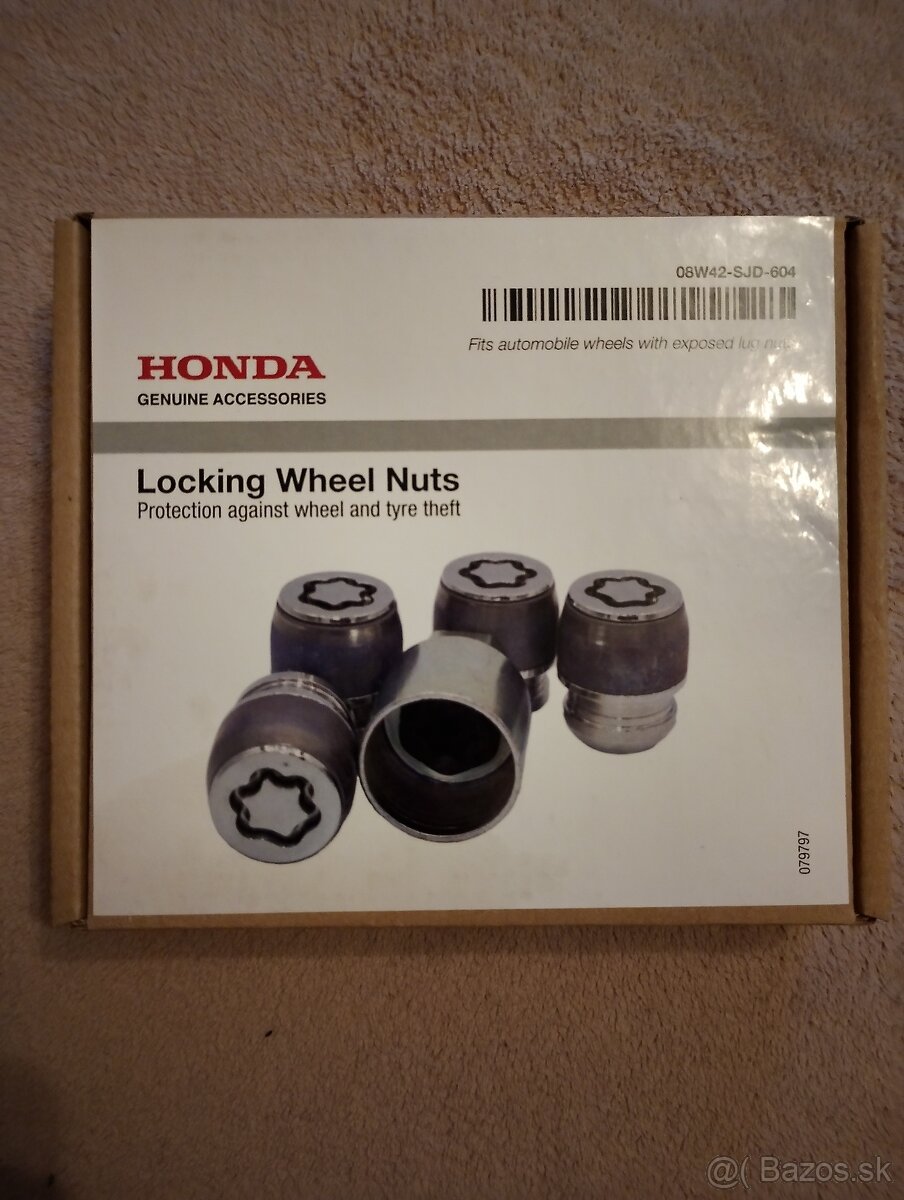 Bezpečnostné skrutky na kolesá Honda 08W42-SJD-604