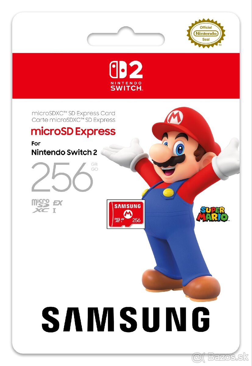 Nintendo Switch 2 SD card Samsung 256gb
