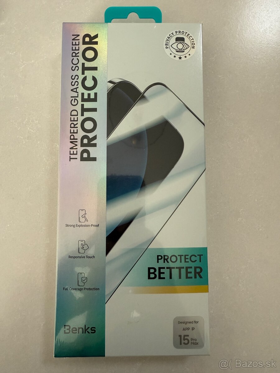 Ochranne sklo pre iphone 15 Pro a 15 Pro Max