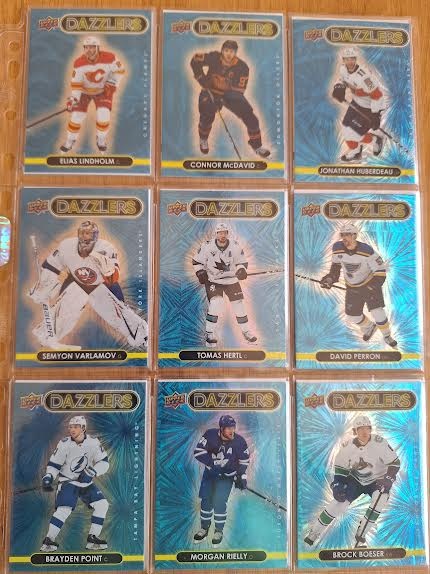 Hokejove karty insert Dazzlers 2021/22.