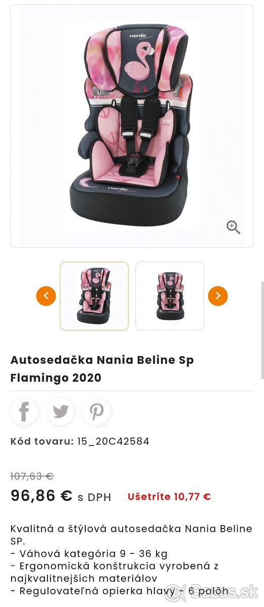 Nová autosedačka
