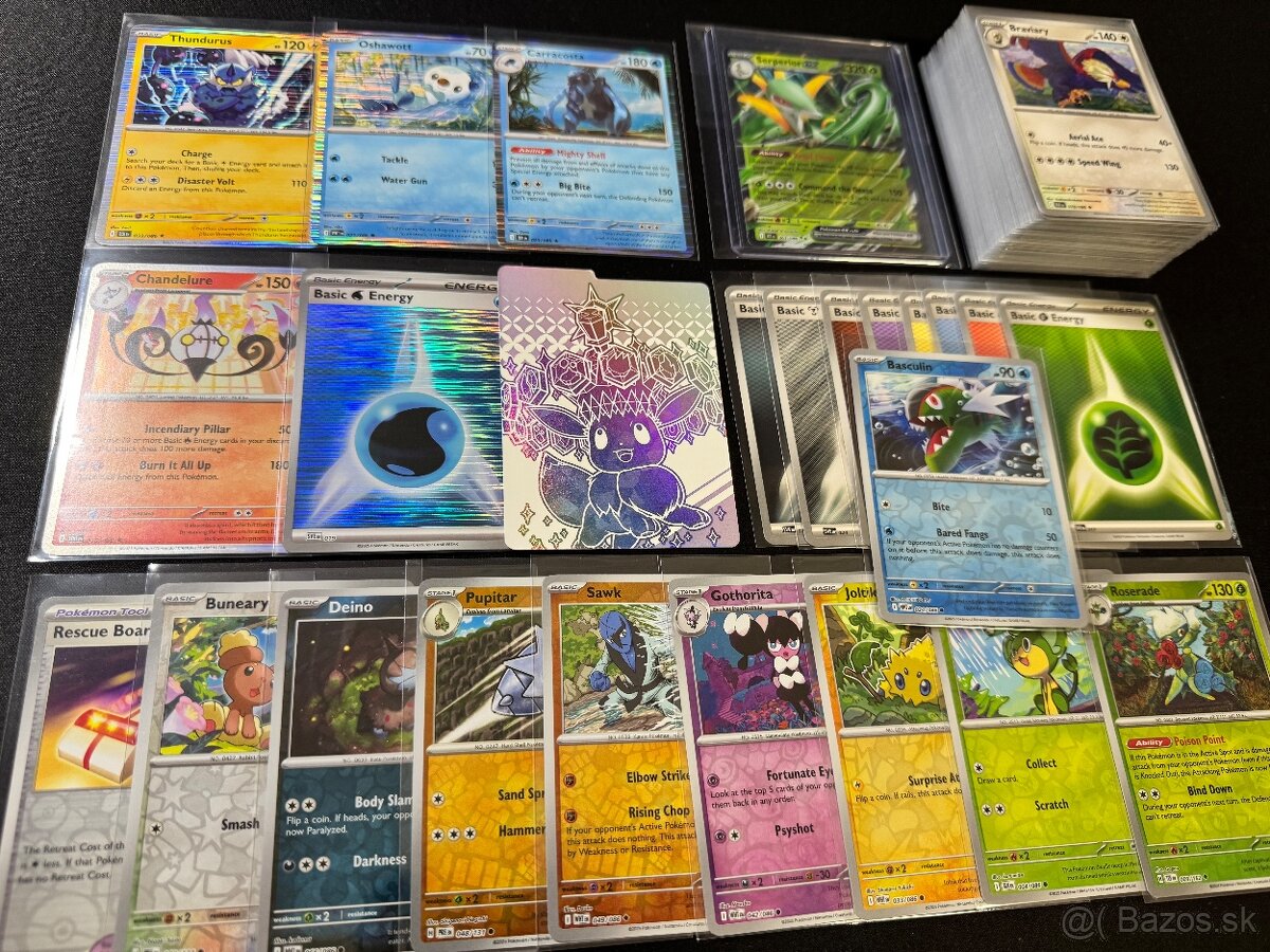 Pokemón MEGA balík B: 100ks kariet v obaloch s EX a darček