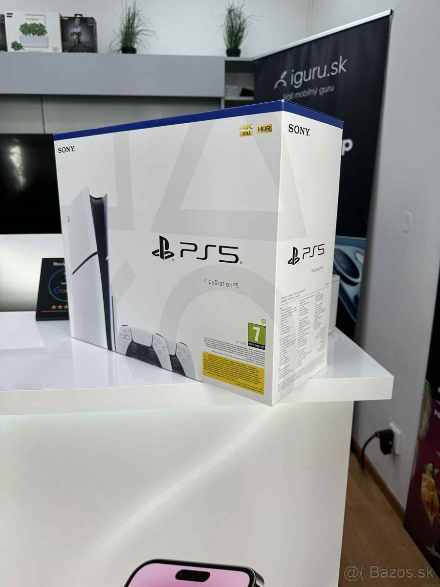Nová PS5 Slim + 2x Joystick - Disk verzia