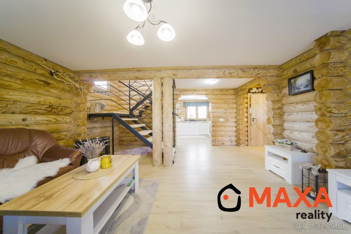 Zrub v tradičnom štýle na predaj v obci Koš, v blízkosti Boj