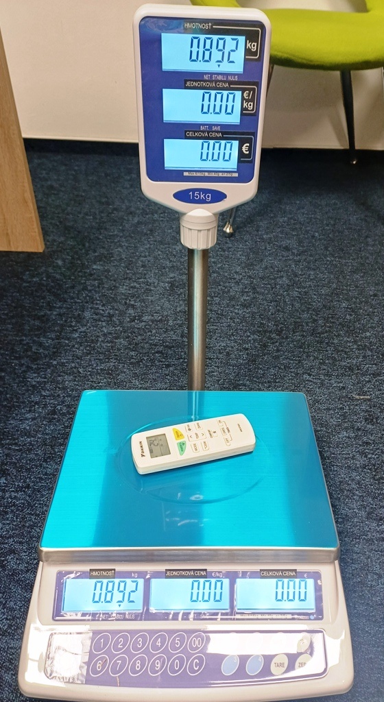 Obchodná váha LRP do 15 kg s výpočtom ceny-nová-ciachovaná