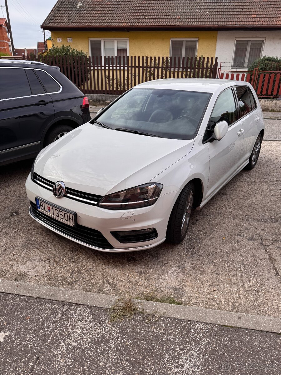 predám VW Golf 7 R line 1,4Tsi biely