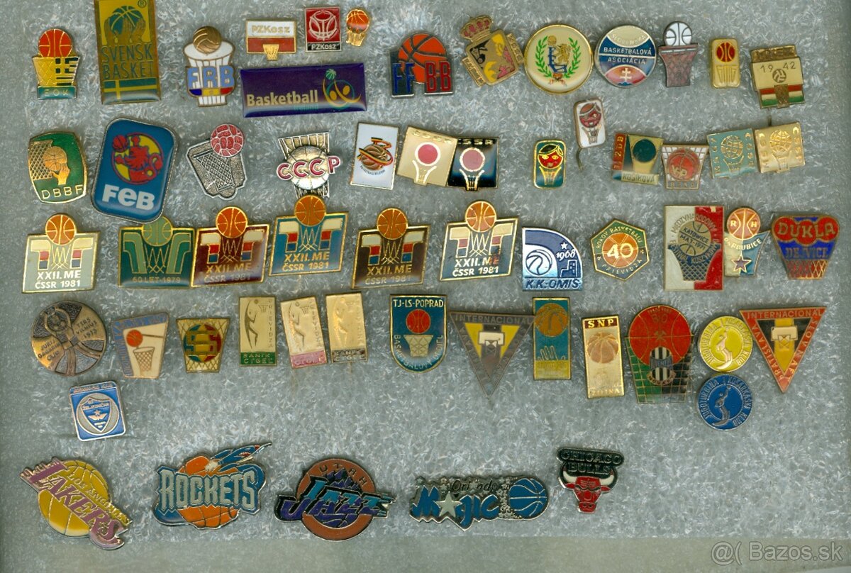 Predám basketbalové odznaky