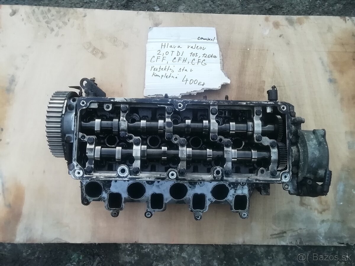 Hlava valcov 2,0 tdi 16V 103 kW, 125 kW volkswagen group