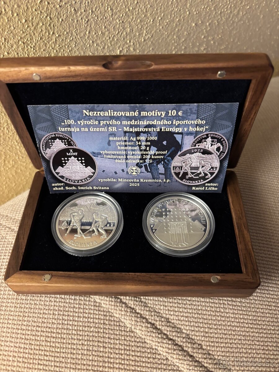 10€ Nezrealizované motívy 2025