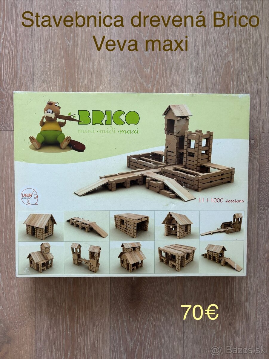 Stavebnica drevená Brico Veva maxi