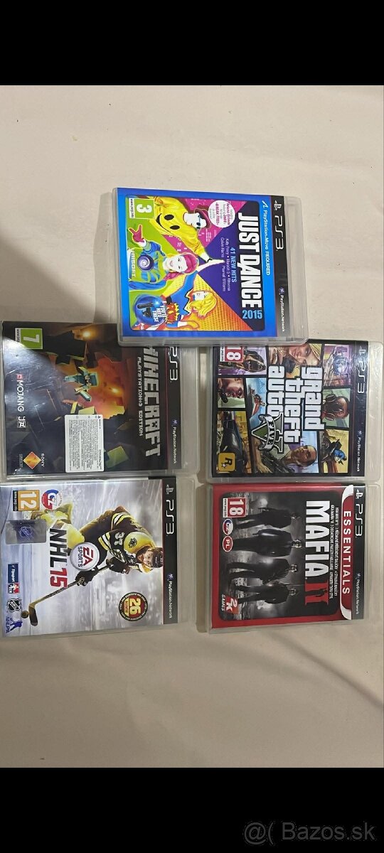 PS3 hry ceny v popise