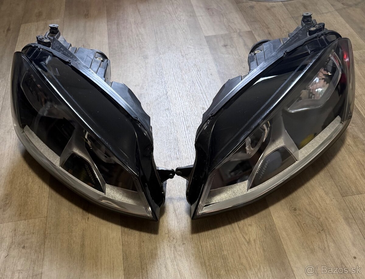 predné svetlomety na Vw Golf 7