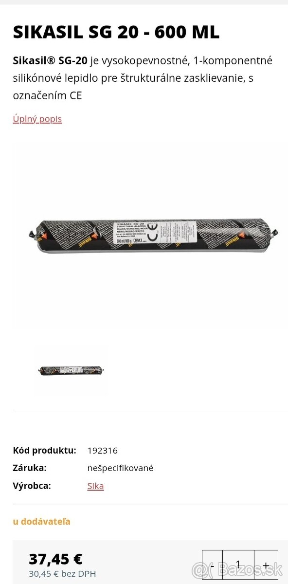 Cierny silikón vhodný na podbehy