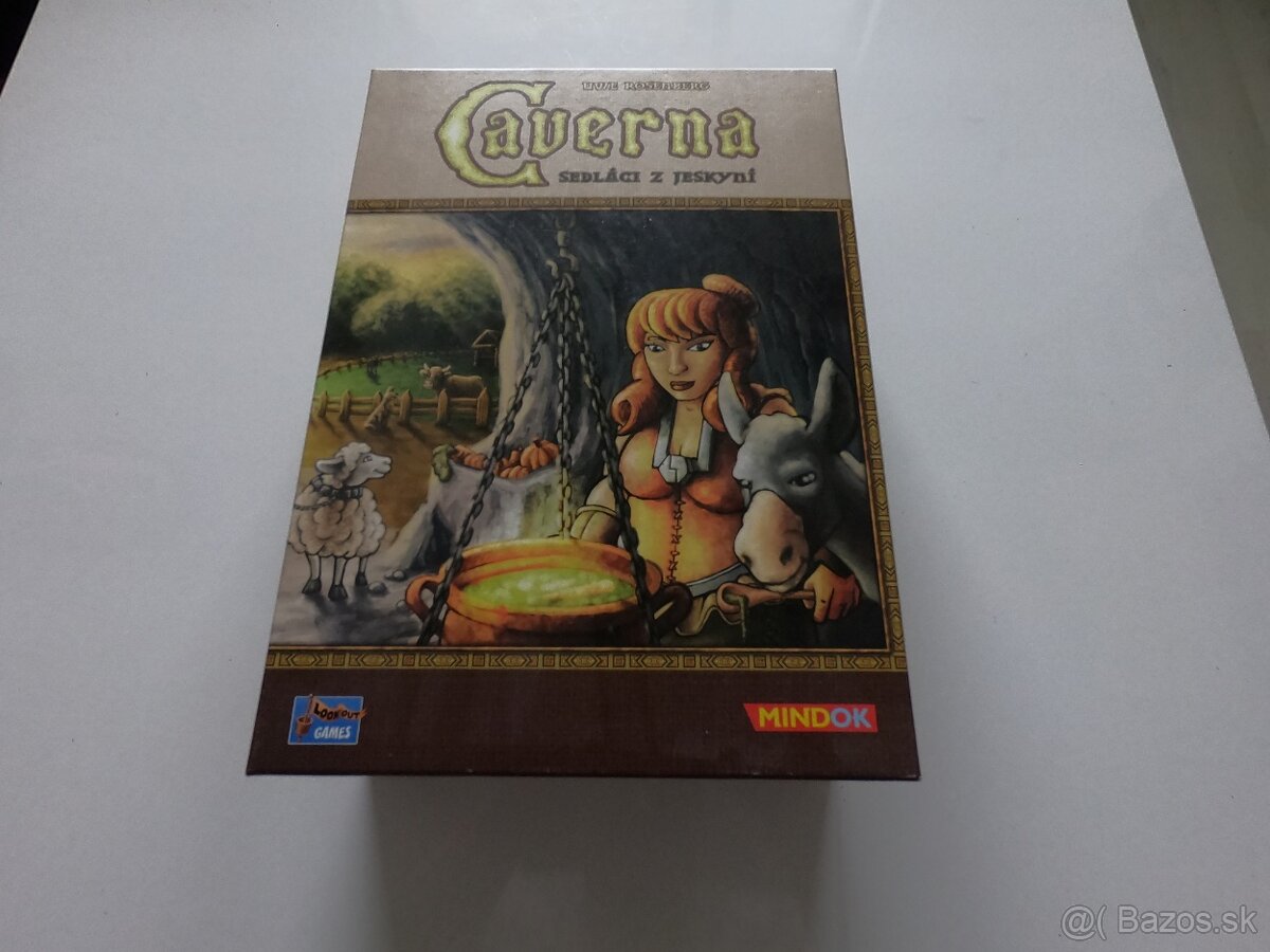 Spoločenská hra Caverna Sedlaci z jeskyni + insert