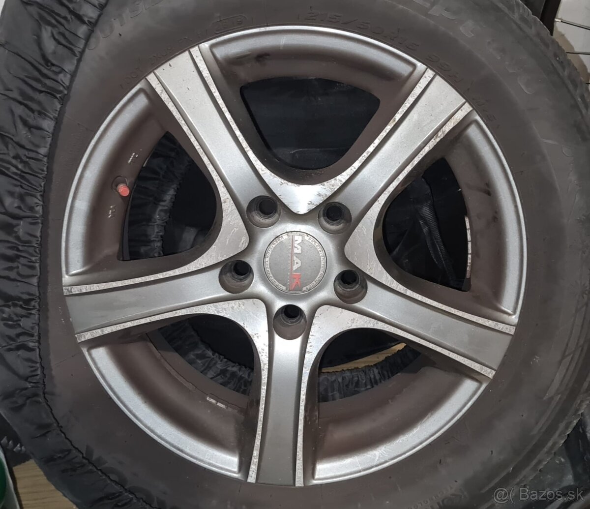 predám komplet zimnú sadu disky s pneu