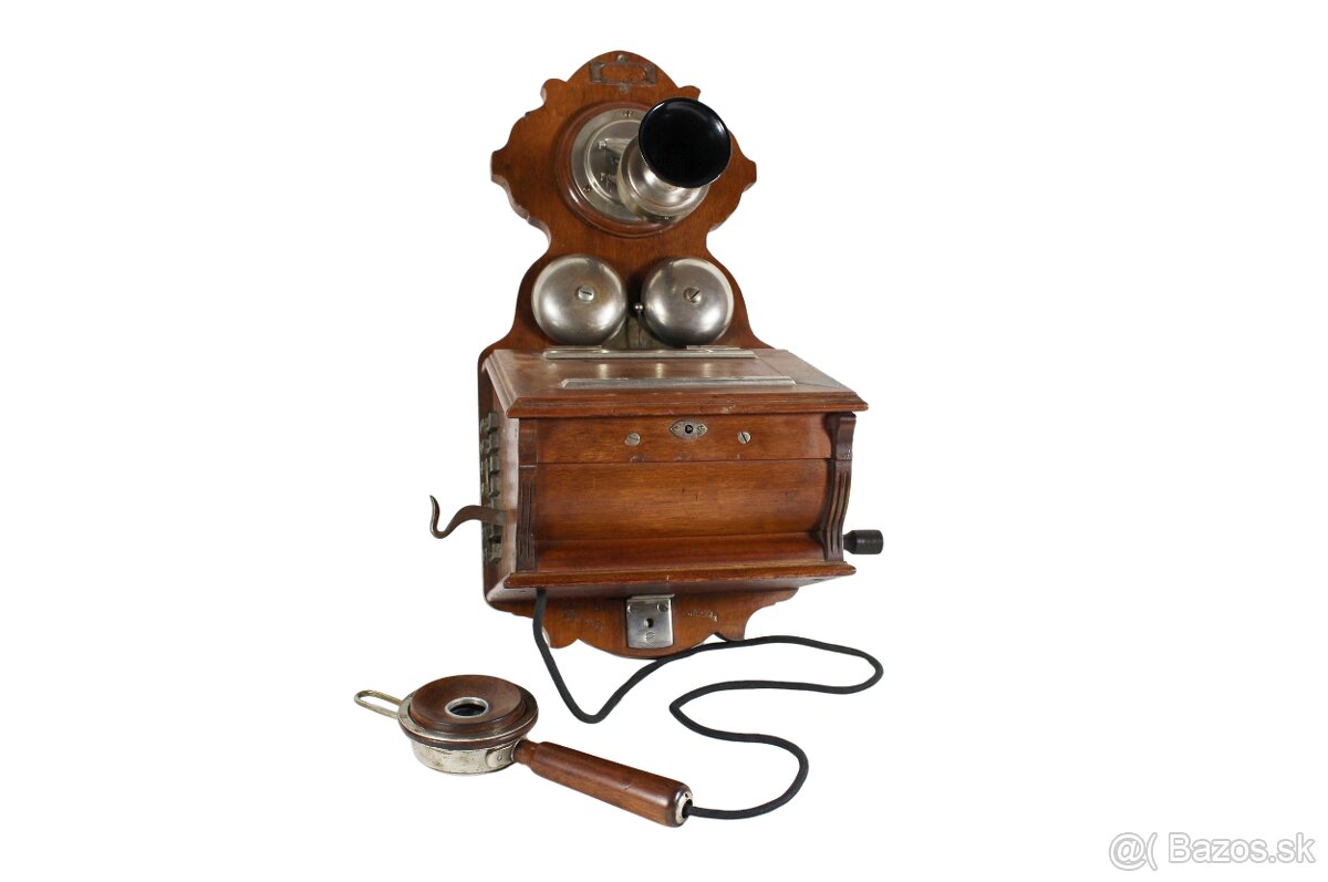 starožitný telefón F.Schuchhardt