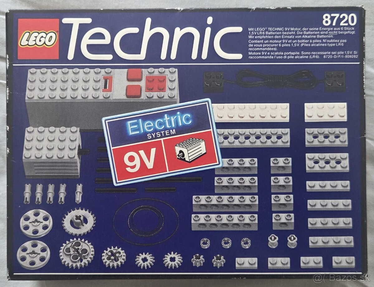 Lego Technic 8720, 90 roky, Na predaj