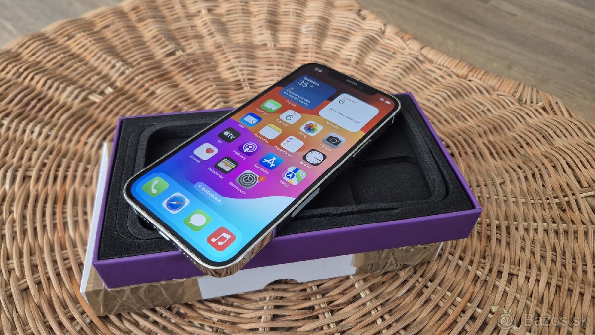 Apple iphone 12 PRO 128gb biely