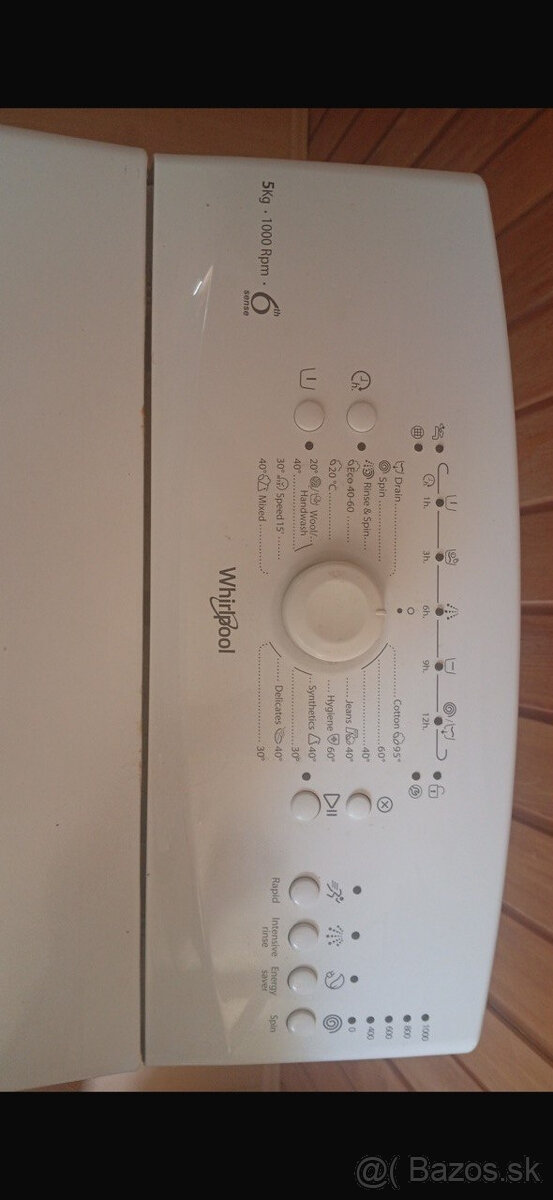 Whirlpool pracka práčka