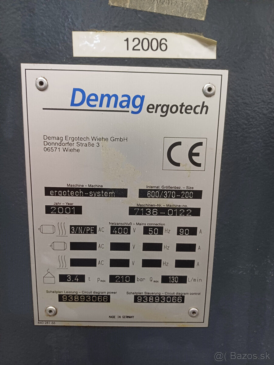 Vstrekovací Lis Demag