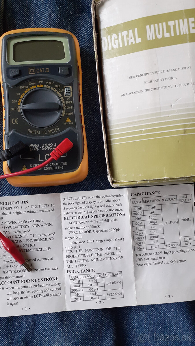 L+C multimeter DM6243L
