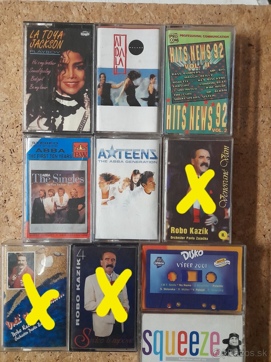 Audiokazety hudba