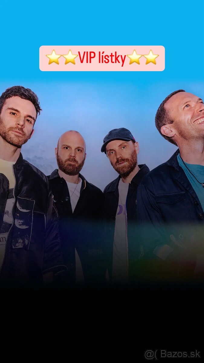VIP lístky na Coldplay v Londýne, spoľahlivý predajca
