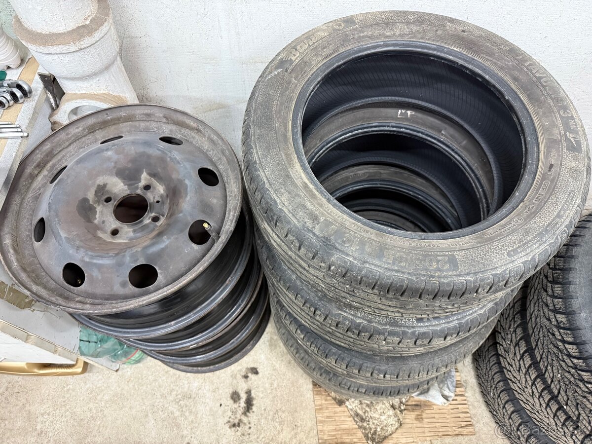 Letné gumy a disky Peugeot 205/55 R16