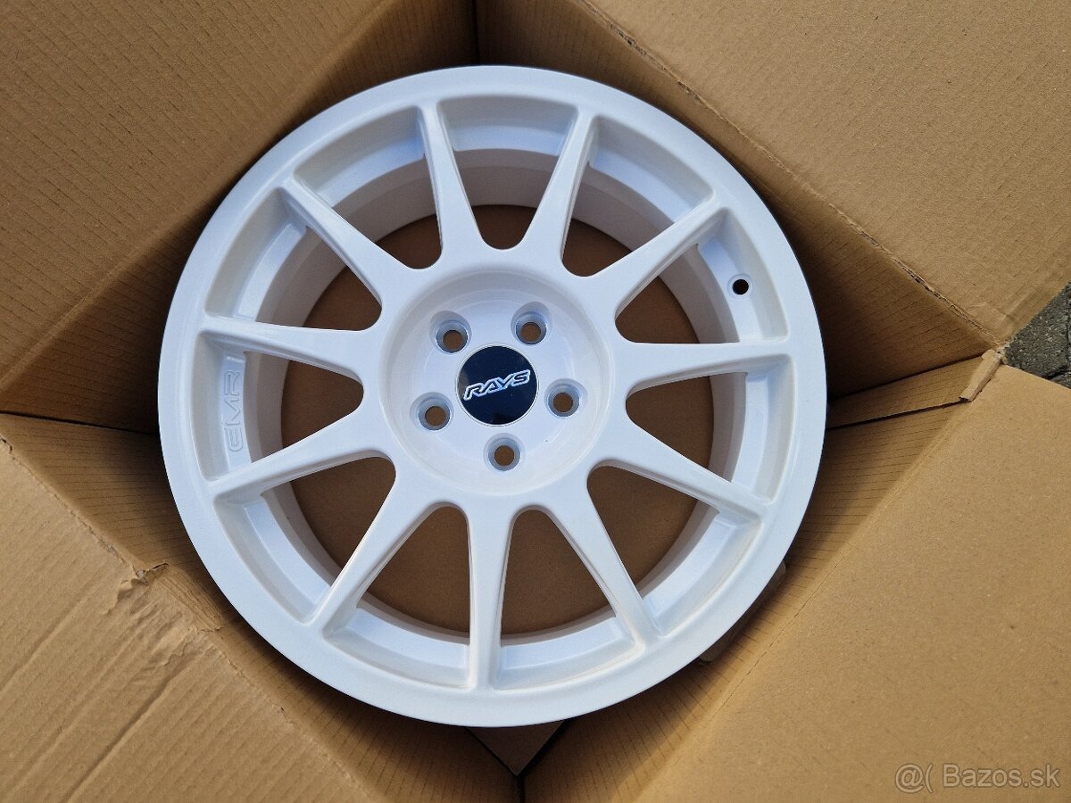 Predám novú sadu diskov 16” - design RAYS – BIELA | 5x100