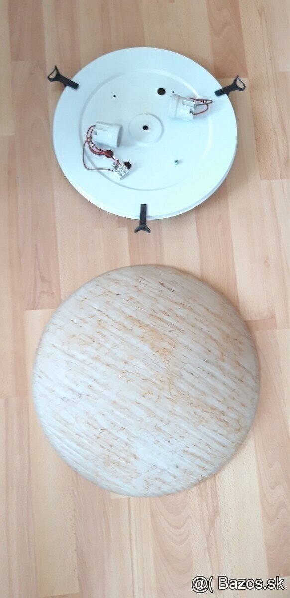 lampa na 2 ziarovky s burou 40 cm priemer